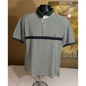 Vintage Tommy Hilfiger Embroidered Green/Blue Polo Shirt Men’s Size L